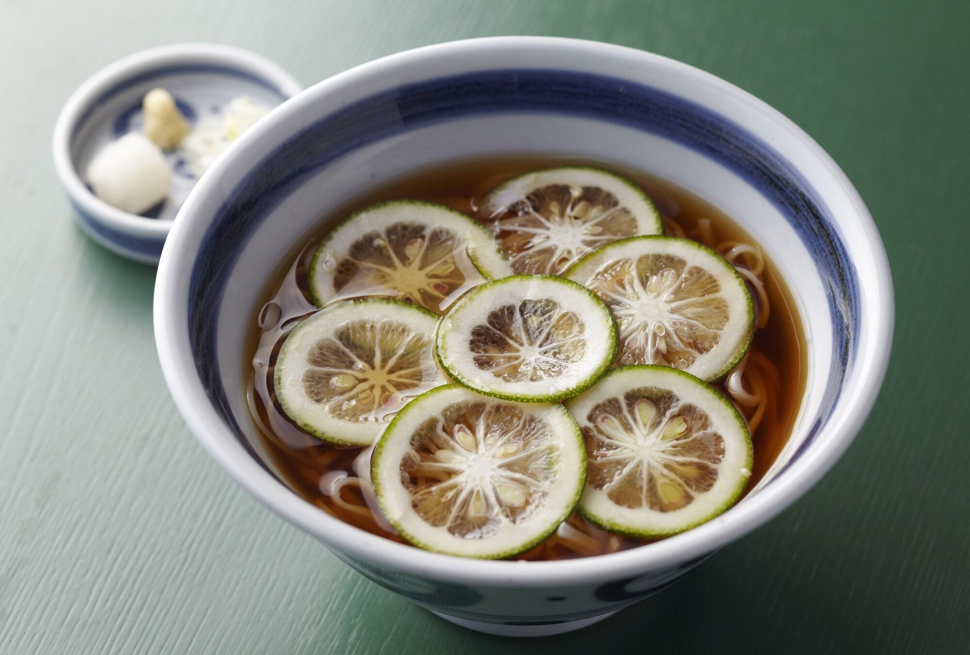 Hotel New Otani Hakata Fukuoka  Ngoại thất bức ảnh A bowl of yuzu cha