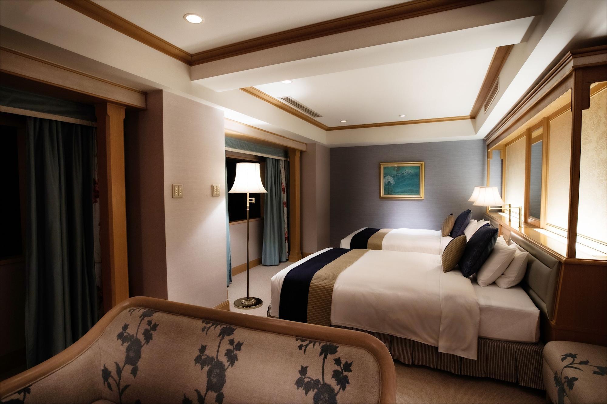 Hotel New Otani Hakata Fukuoka  Ngoại thất bức ảnh A bedroom at the hotel